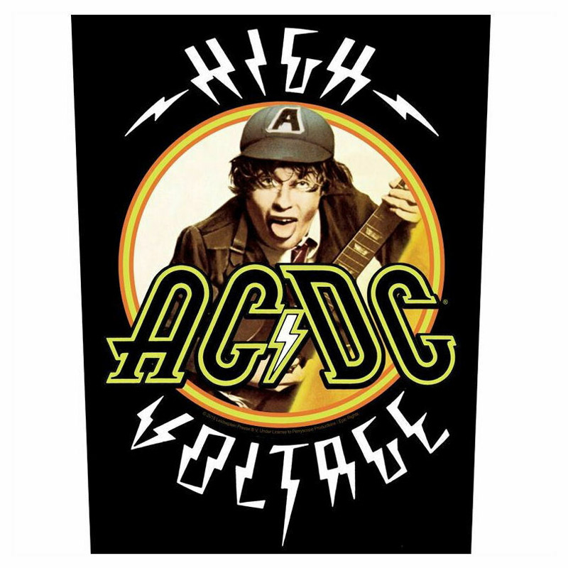 直流交流 (AC/DC) 官方原版背标 High Voltage (Back Patch)